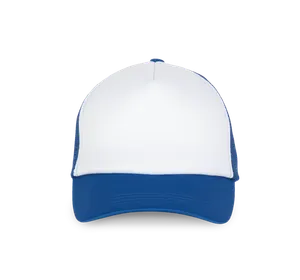 Casquette trucker enfant - 5 panneaux - K-up | White / Royal Blue