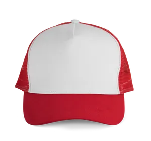 Casquette trucker - 5 panneaux - K-up | Red / White