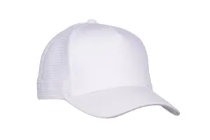 Casquette unisexe 5 panneaux - KEY WEST | Blanc