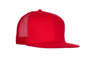 Casquette unisexe 6 panneaux - BROOKLYN | Rouge  /  rouge