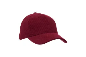 Casquette unisexe 6 panneaux - MONTANA | Bordeaux