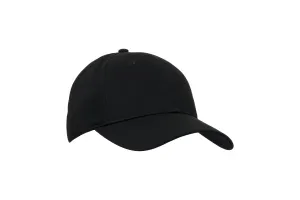 Casquette unisexe 6 panneaux - SANTA MONICA | Noir