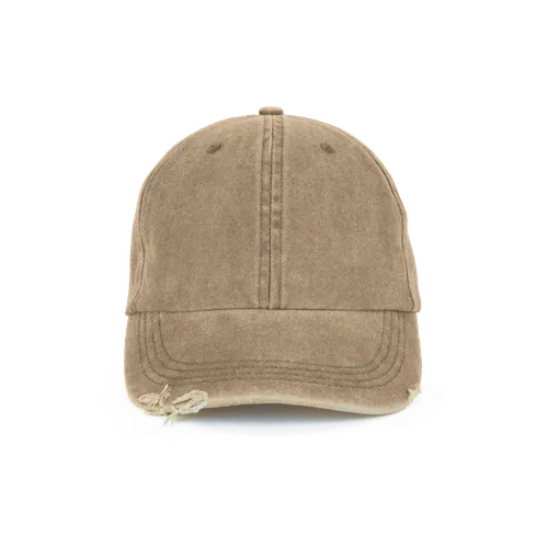 Casquette vintage effet déchiré - 6 panneaux - K-up