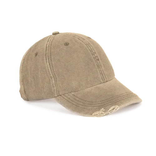 Casquette vintage effet déchiré - 6 panneaux - K-up