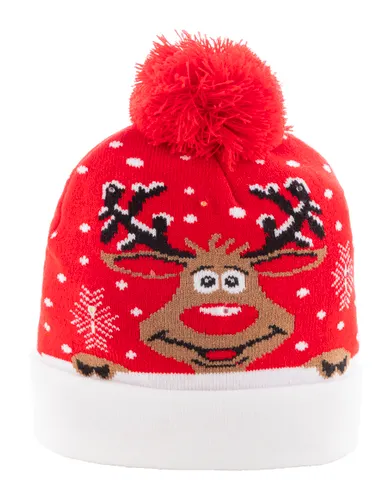 Chapeau d'hiver personnalisé LED de Noël, renne - Norrsken