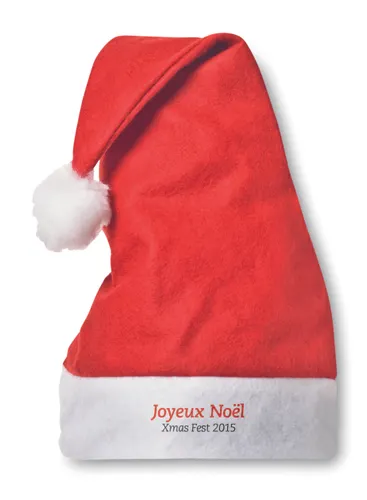 Chapeau de Noël personnalisable - Bono