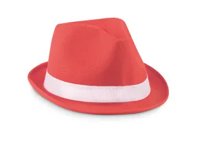 Chapeau publicitaire de couleur en polyester - Woogie | Red