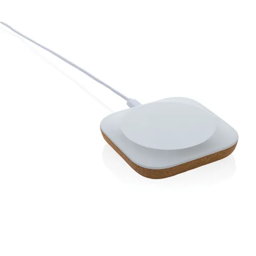 Chargeur 10W en plastique recyclé publicitaire RCS et liège Oregon - XD Xclusive