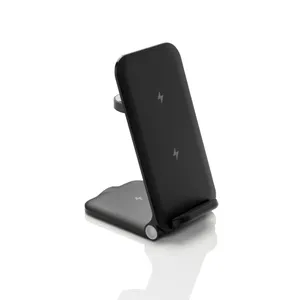 Chargeur 15W 3 en 1 personnalisé en plastique recyclé RCS Powerpal - XD Collection