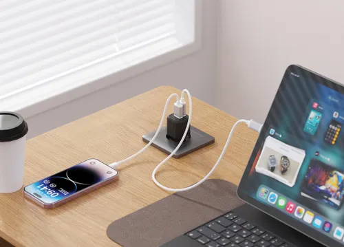 Chargeur 20W GaN personnalisable en plastique RCS Urban Vitamin Monterey - Urban Vitamin