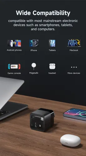 Chargeur 65W GaN avec câble Urban Vitamin Mendocino - Urban Vitamin