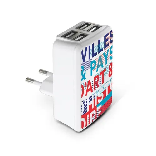 Chargeur adaptateur usb secteur personnalisé