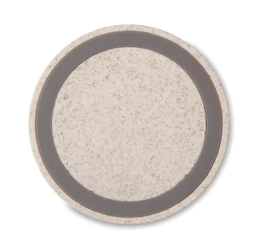 Chargeur en paille de blé/ABS publicitaire - Plato+