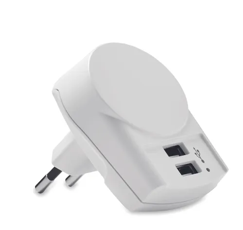 Chargeur Euro USB Skross (2xA) - Euro Usb Charger Personnalisable 2Xa