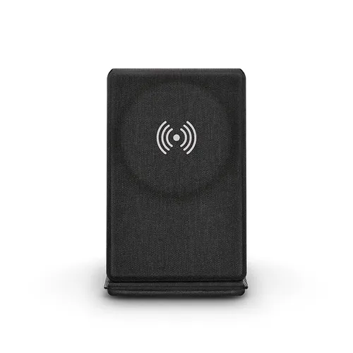 Chargeur induction 3 en 1 personnalisé et support pliable en rpet