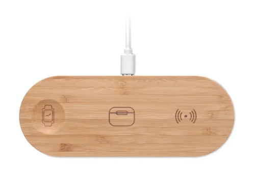 Chargeur sans fil 3 en 1 15W personnalisé - Recpad