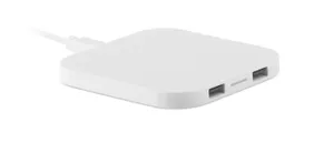 Chargeur sans fil 4000 mAh personnalisable - Unipad | White