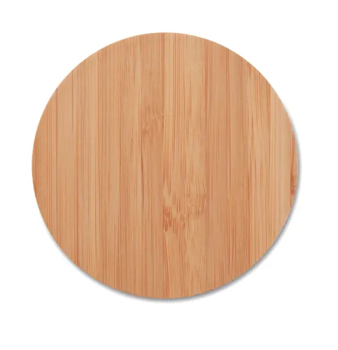 Chargeur sans fil en bambou personnalisable - Rundo