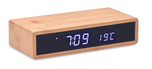 Chargeur sans fil en bambou personnalisé - Moro