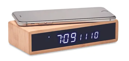 Chargeur sans fil en bambou personnalisé - Moro