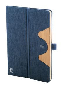 Chargeur sans fil publicitaire en rpet - Chatom | Bleu Foncé