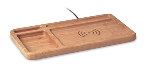 Chargeur sans fil organiseur publicitaire - Cleandesk