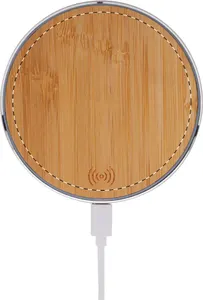 Chargeur sans fil personnalisé - RalooCharge | Naturelle / Argenté