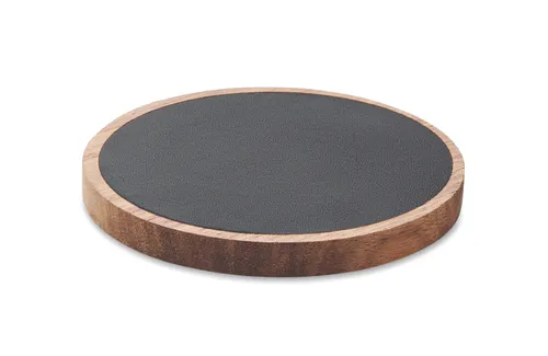 Chargeur sans fil publicitaire en acacia 15W - Acawai