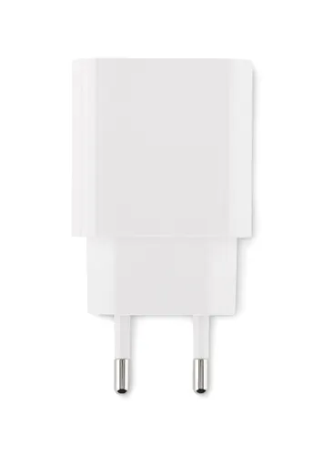 Chargeur USB 20W 2 ports personnalisable, prise EU - Plugme