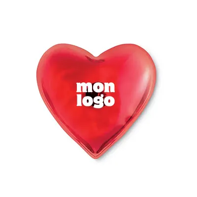 Chaufferette en forme de cœur personnalisable - Waco