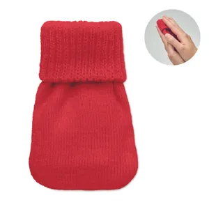 Chaufferette polyester tricot personnalisée - Warmmuff | Rouge