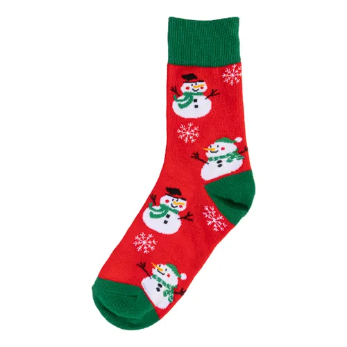 Chaussettes de Noël, bonhomme de neige - Julsokka