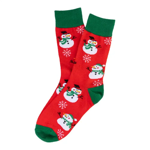 Chaussettes de Noël, bonhomme de neige - Julsokka