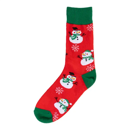 Chaussettes de Noël, bonhomme de neige - Julsokka