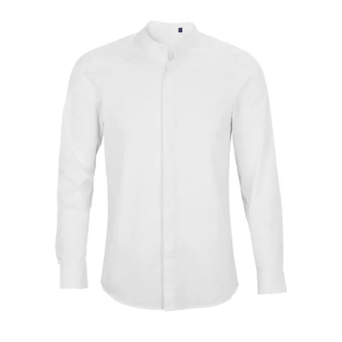 Chemise Col Mao Personnalisée Homme Bart Men - NEOBLU