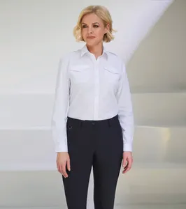 Chemise pilote femme personnalisée manches longues - Brook Taverner