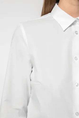 Chemise popeline polycoton sans poche entretien facile femme - Kariban