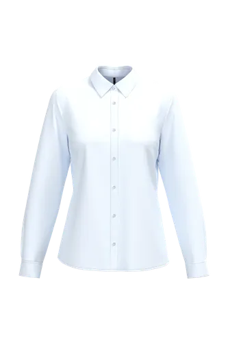 Chemise popeline polycoton sans poche entretien facile femme - Kariban