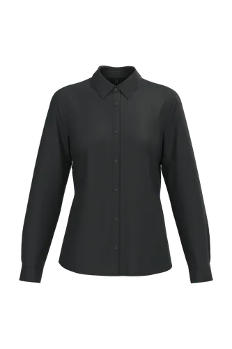 Chemise popeline polycoton sans poche entretien facile femme - Kariban