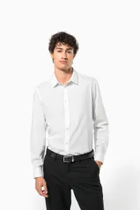 Chemise popeline polycoton sans poche entretien facile homme - Kariban