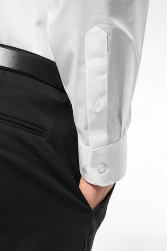 Chemise popeline polycoton sans poche entretien facile homme - Kariban