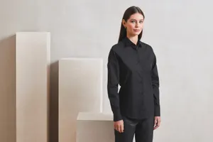 Chemise popeline RECYCLIGHT à manches longues pour femme - Premier