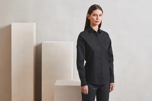 Chemise popeline RECYCLIGHT à manches longues pour femme - Premier