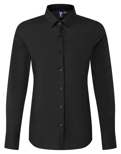 Chemise popeline RECYCLIGHT à manches longues pour femme - Premier