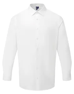 Chemise popeline RECYCLIGHT à manches longues pour homme - Premier | White
