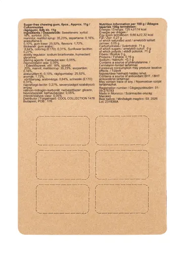 Chewing-gum personnalisé - CreaChew Deluxe Eco