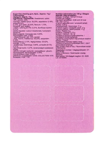 Chewing-gum personnalisé - CreaChew Deluxe