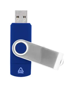 Clé USB OTG personnalisée RABS - TwistDrive Plus | Bleu