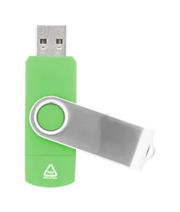 Clé USB OTG personnalisée RABS - TwistDrive Plus | Vert