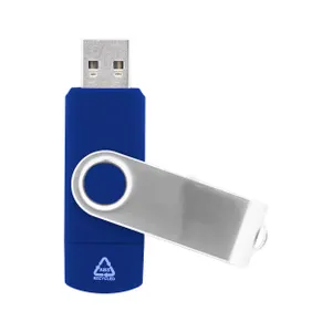 Clé USB OTG RABS - TwistDrive Plus | Bleu